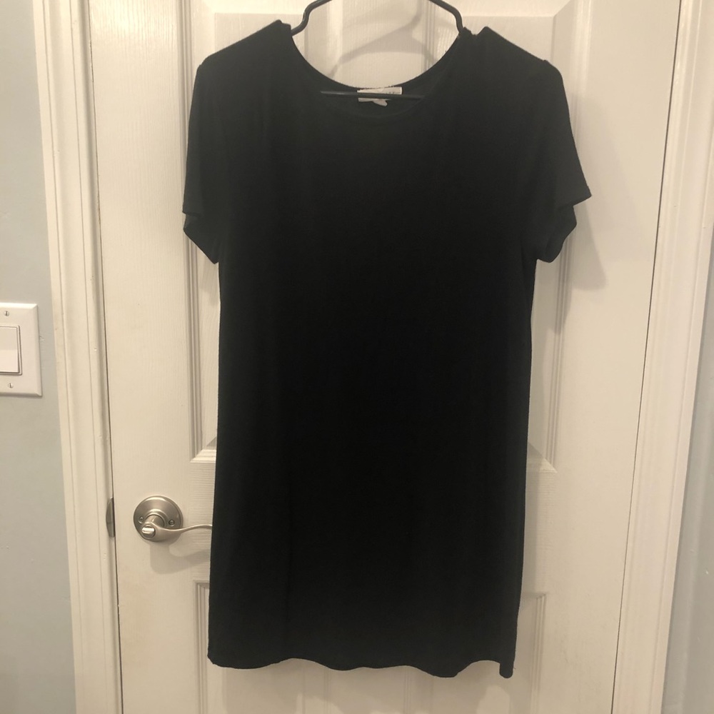 Black t shirt dress